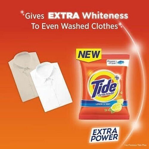 Eco-Friendly Tide Lemon And Mint Detergent Powder That Gives Extra Brightness For Even Washed Clothes