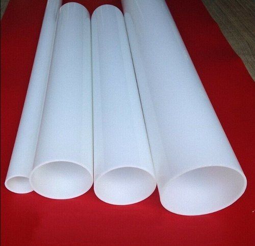 White Color Acrylic Pipe For Lighting With 1-5 Inch Outer Diameter And 3 Mm Thickness Section Shape: Round