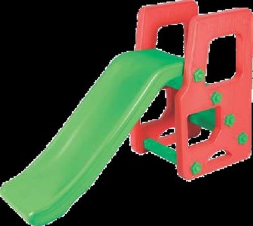 Appealing Look Ruggedly Constructed Red And Green Outdoor Plastic Children Slides