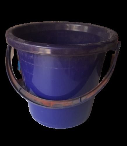 Round Blue Color Hdpe Plastic Material Circular Shape Water Bucket 