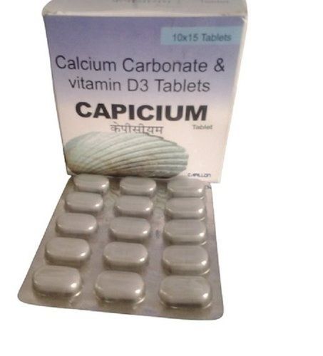 Capicium Calcium Carbonate Zinc Vitamin D3 Tablets, 10x15 Blister Pack