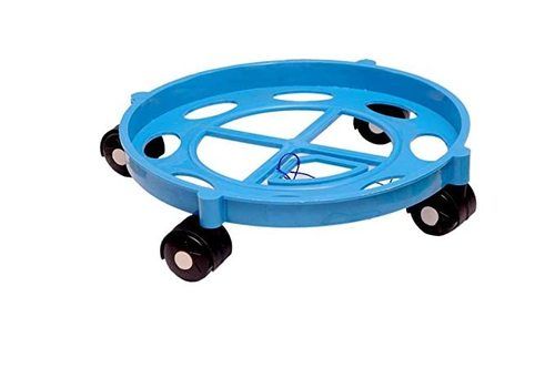 Plastic Material Lpg Gas Cylinder Trolley With Wheels 