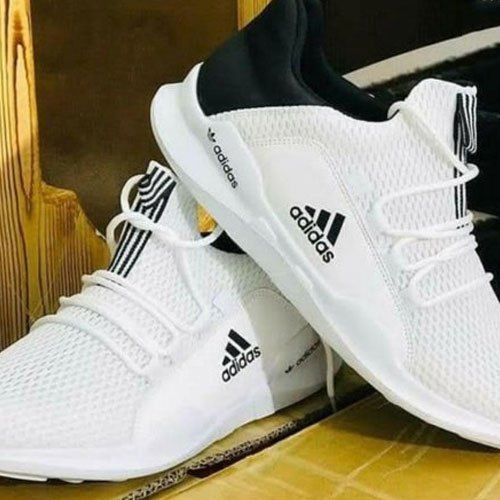 Mesh White And Black Color Adidas Sports Shoes With Light Weight And Eva  Insole Materials at Best Price in Madurai | Sree Sports