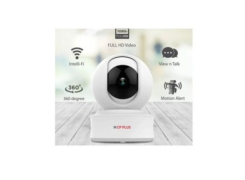 White Color Cp Plus Wi-Fi 1080P Full Hd Dome Indoor Camera For Surveillance Purpose Sensor Type: Cmos