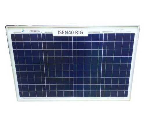 40 Watt Polycrystalline Solar Panel, 3 Kilogram, Voltage 12v, Rectangular Shape