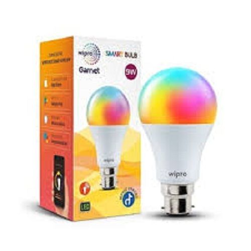 9 Watts Cool Day Light Wipro Led Bulb For Commercial And Domestic Indoor Light Body Material: Aluminum