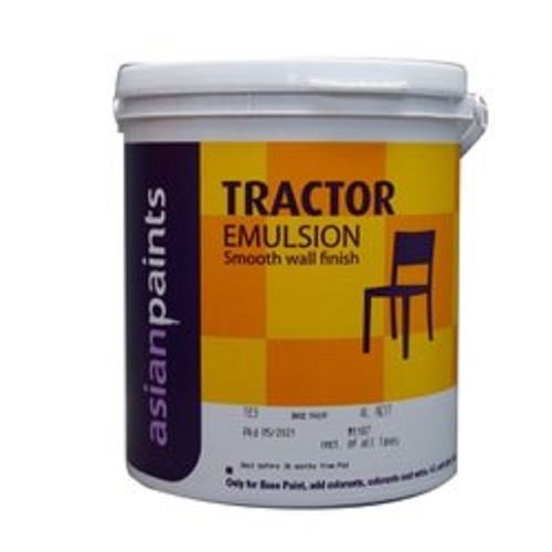 Asian Paints Tractor Smooth Emulsion Paint For Wall Finish And Waterproof Grade: Industrial