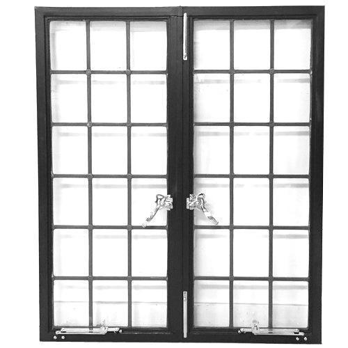 Black Color Mild Steel Customized Window For Residential & Commercial Building Weight: 5  Kilograms (Kg)