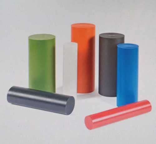 Round Cast Nylon Rod Available In Various Colors, Tensile Strength -750 - 850 Kg/Cm3