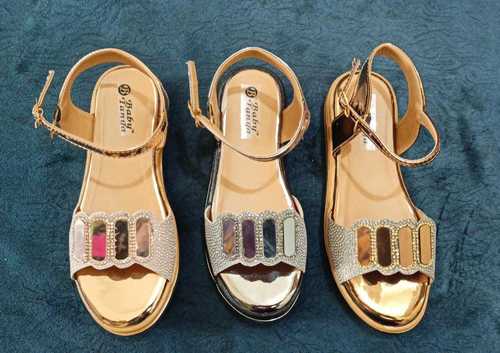 Neutral Gold Accent Slide on Sandals – Britt and Belle Boutique