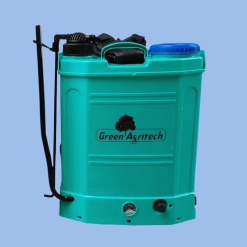 Green Battery Operated Double Motor Plastic Agricultural Sprayer Pump With High Tank Capacity