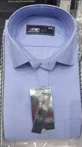 Made With Soft Comfortable And Bvreathable 100% Cotton Grey Mens Shirts