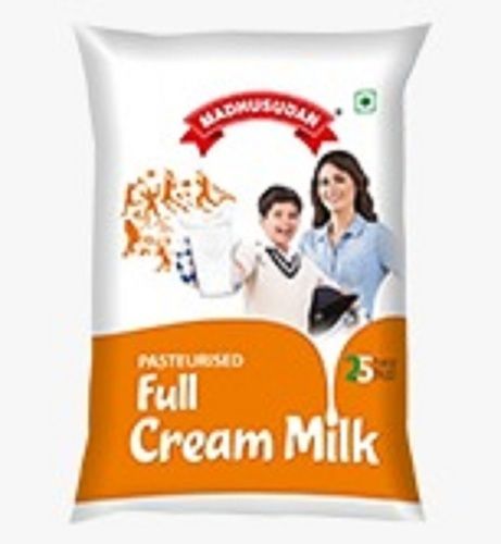 White Color Madhusudan Healthy and Pure Pasteurized Full Cream Milk