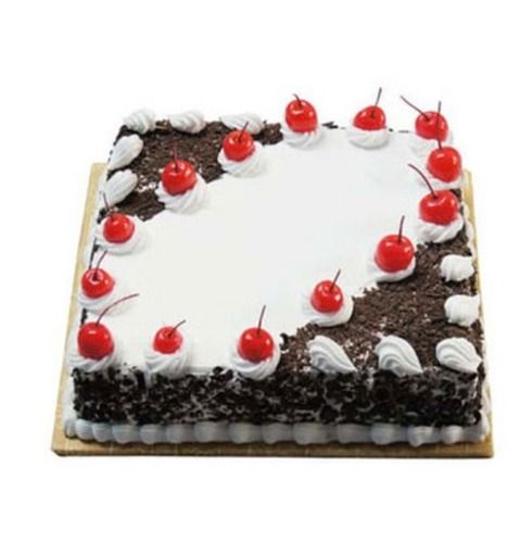 100% Fresh Fully Loaded Black Forest Square Eggless Birthday Cake