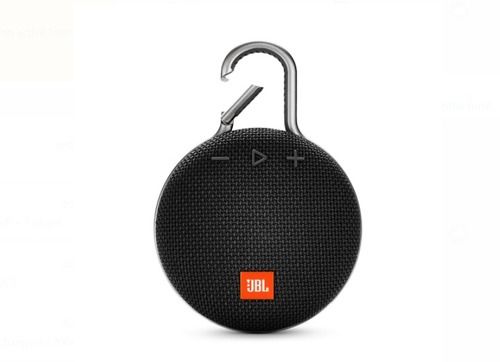 Black Color Jbl Clip 3 Ultra Portable Waterproof Wireless Bluetooth Speaker With Mic  Frequency (Mhz): 50 Hertz (Hz)