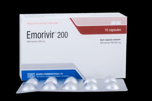 Emorivir 200 Molnupiravir Tablet 200 Mg,10 Capsule 