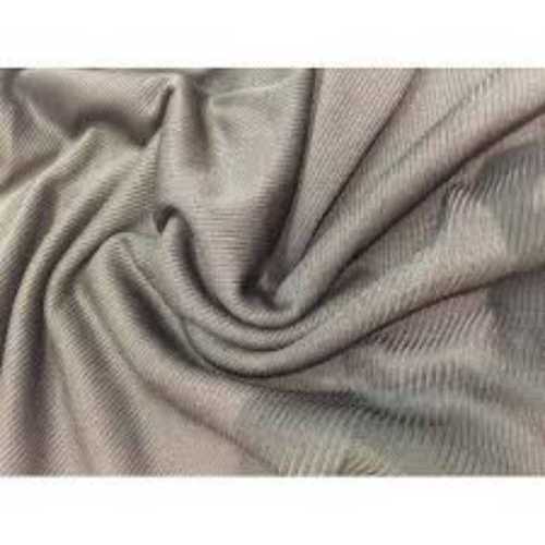 Grey Color High Density Lycra Fabric For Making Garments, Plain Pattern Size: As Per Customer