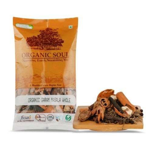 High Nutritional Value Natural Taste No Added Preservatives Organic Soul Whole Garam Masala (100g)