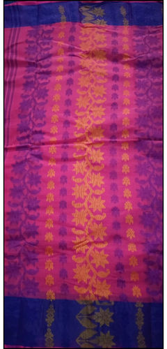 Available In Various Colors Ladies Skin Friendly Cotton Baluchari Saree