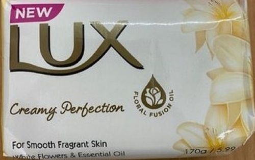 Lux Soap Bar, Fresh Fragrance Creamy Perfection With White Flowers And Essential Oil