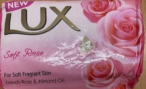 Lux Soft Touch Soap Bar, French Rose Fragrance Vitamin E For Glowing Skin Gender: Female