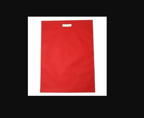 Nature Friendly Red Non Woven D Cut Shopping Carry Bag With 2 Kg Capacity