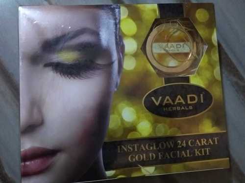Vaadi Instaglow 24 Carat Gold Facial Kit Removes Blemishes And Dark Spots