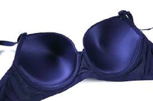 Cotton Purple Color Fashionable Padded Ladies Bra With 36c, 38b