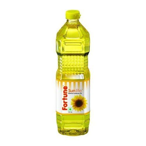 100% Pure And Natural Refined Fortune Soyabean Oil, 1 Liter Bottle Pack