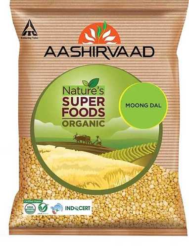 Aashirvaad Natures Super Foods Organic Moong Dal With High Level Of Protein Admixture (%): 2%