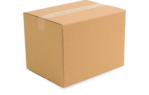 Brown Color Matte Finish Square Shape Corrugated Paper Boxes For Packaging Length: 12 Inch (In)