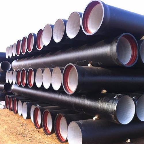 Corrosion/Chemicl Resistant Black Round Ductile Iron Pipes Size: Vary