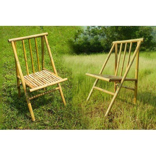 Natural Elegant And Trendy Environmentally Friendly Brown Outdoor Bamboo Chair