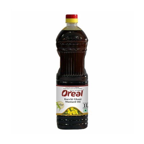 Oreal Kacchi Ghani Pure And Organic Mustard Oil For Cooking, Packaging Size 1 Ltr