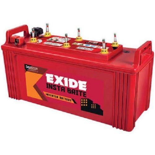 Red Energy Efficient Shock-Resistant Exide Insta Brite Inverter Battery