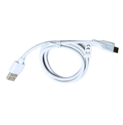 White Color Usb Data Cable For Mobile And Computer With 1.2 Meter Long Cable - Rubber Material, 1.2 Meter Length, White Color | Flexible, Low Power Consumption, Specially Designed Connector