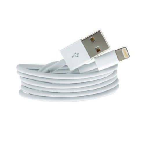 Light Weight White Color Iphone Data Cable For Mobile Charging And File Transfer