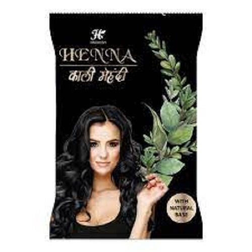 100% Pure And Natural Black Colour Henna Powder Dyed For Hair