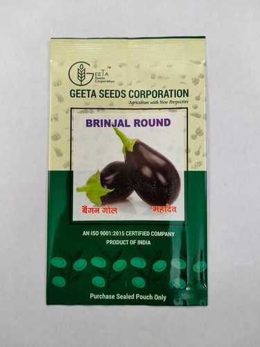 100% Pure Brinjal Round Seeds Used For Agriculture, Human Consumption Admixture (%): 2%