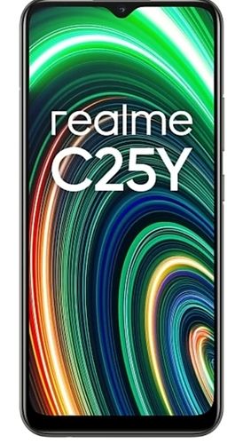 6.3-इंच स्क्रीन, ब्लैक एंड्रॉइड 9.0 पाई स्मार्टफोन Realme C25Y 18W फास्ट चार्जिंग के साथ बैटरी बैकअप: 2-3 दिन 