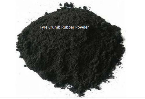 Black Color Powder Form Rubber Material Tyre Crumb For Industrial Uses