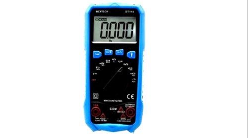 Black+Blue Digital True Rms Battery Operated Digital Multimeter With Backlight And Torch