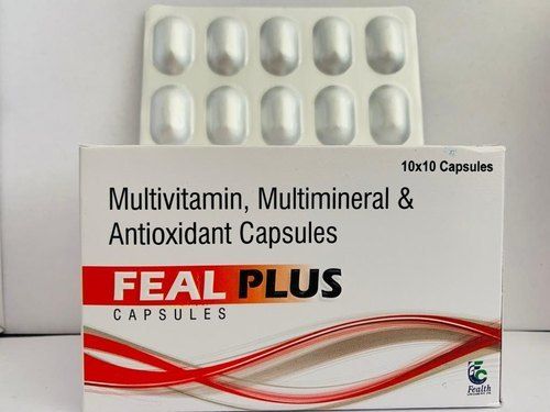 Feal Plus Multivitamin, Multimineral And Antioxidant Capsules, 10x10 Blister Pack