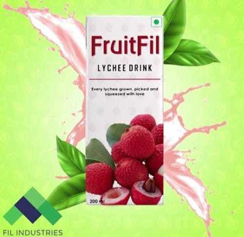 Fruit Fil Lychee Fresh And Healthy Drink, High In Vitamin C Potassium And Iron