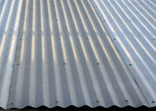 Plain Grey Color Coated Asbestos Cement Roofing Sheet, Thickness Of Sheet 5-10 Mm