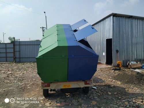 Iron High Efficient And High Design Easy To Dump Waste Container Garbage Tipper Truck