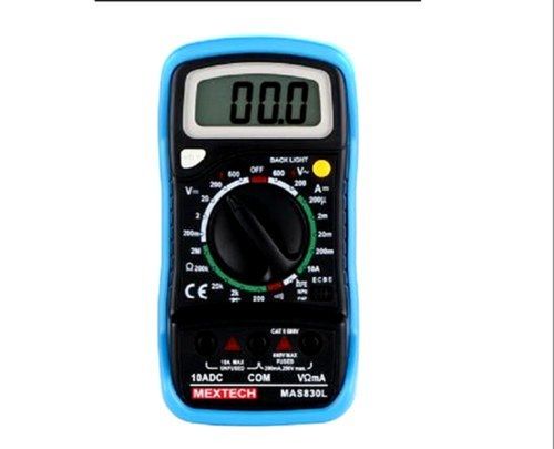 Black+Blue Mas830L Handheld 20V0/600V Ac Digital Multimeter With Backlight