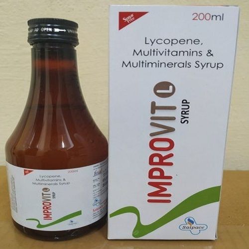 Liquid No Side Effect Lycopene Multivitamin And Multimineral Improvit L Syrup (200Ml)