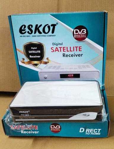 Portable And Lightweight Digital Satellite Receiver Dvd White Colors, Direct To Home Application: Tv