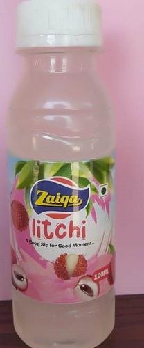 Ready to Drink Refreshing Natural Delicious Taste Zaiqa Litchi Flavour Soft Drink, 100 ML